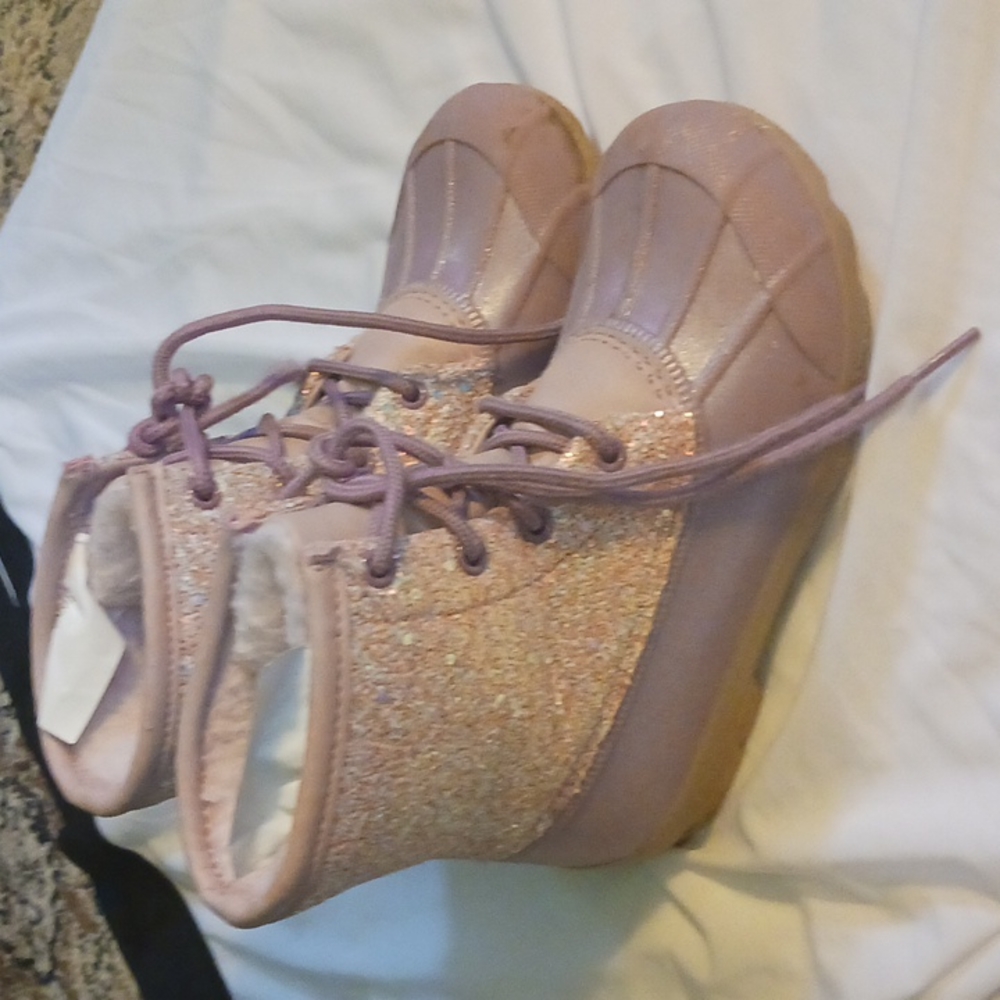 Pink Sparkly, Wonder Nation Waterproof Boot - Picture 4 of 5